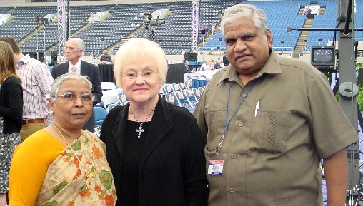 Rev.& Mrs.Yangad with Naina Gunter